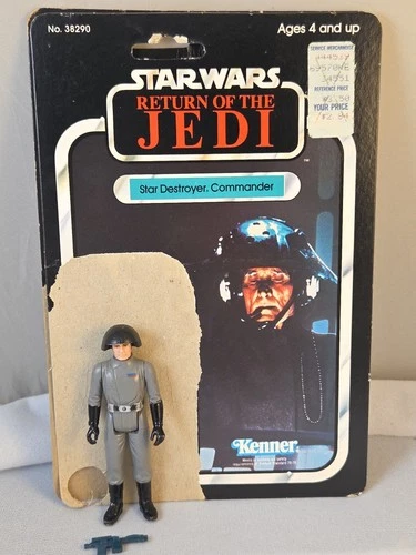 Vintage Star Wars Death Squad Commander 47 Back ROTJ Action Figure Orig Gun