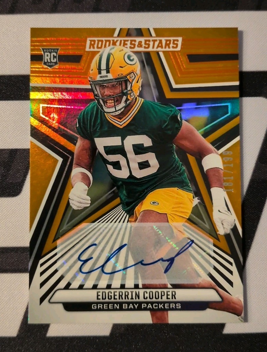 Edgerrin Cooper 2024 Panini Rookies & Stars Rookie Signatures Auto Orange /199