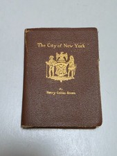 1915 Miniature Book The City of New York Henry Collins Brown, Antique History