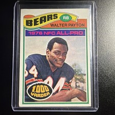 Topps 1977 Walter Payton #360 Chicago Bears All-Pro NFL Football Card