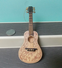 Kurt S. Adler Guitar Ornament  Plastic