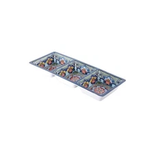3-Section Tray, Blue