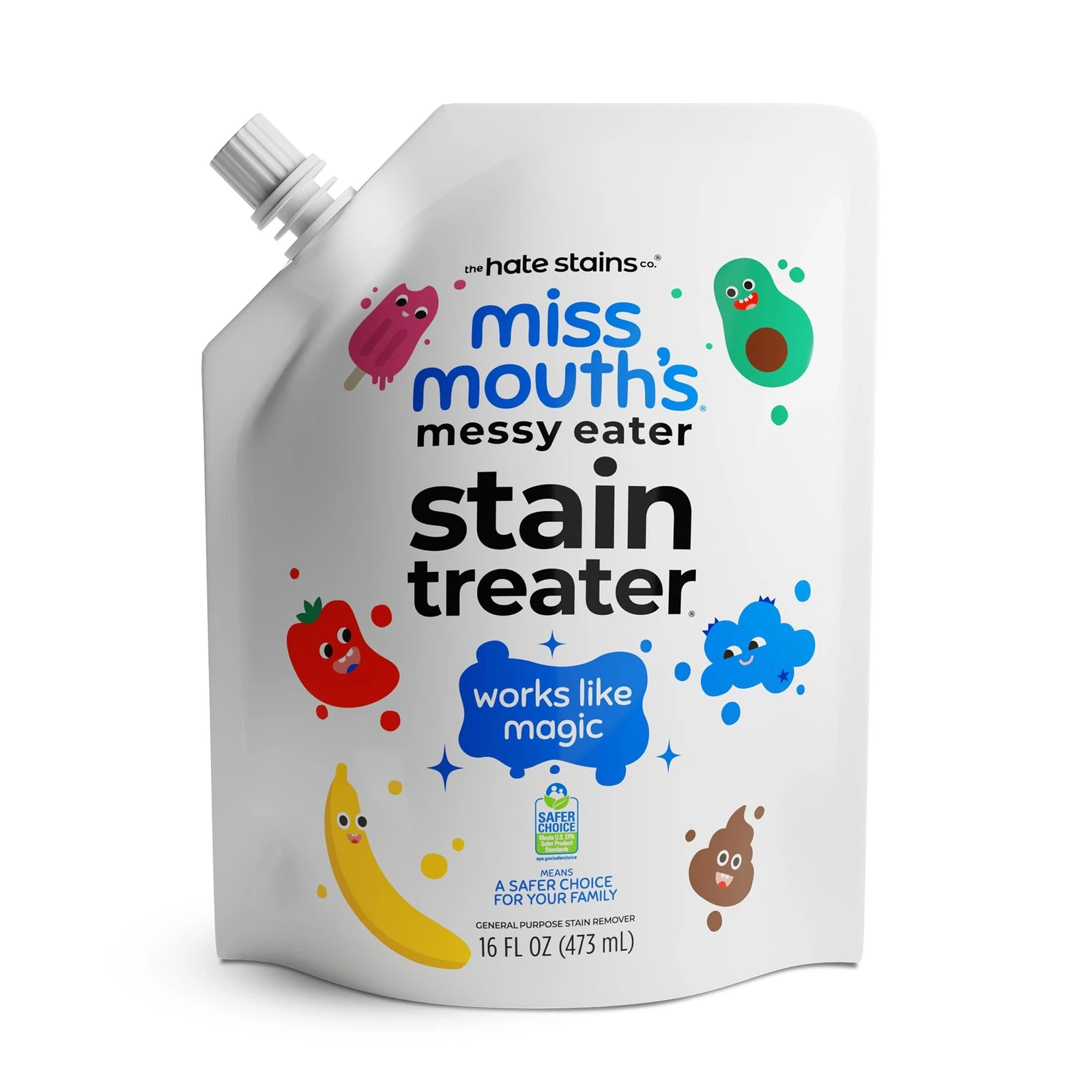 Messy Eater Stain Treater - 16oz Refill - Newborn & Baby Essentials - No Dry ...