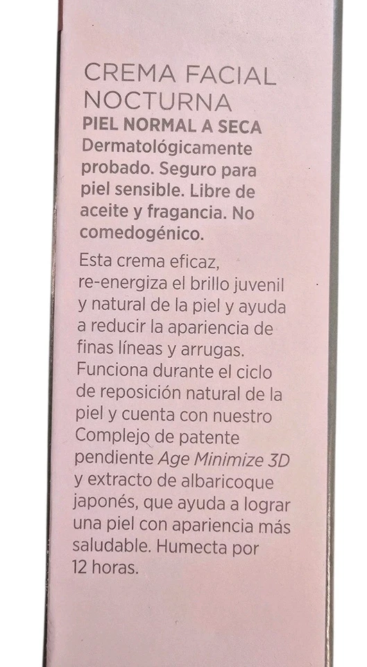 Mary Kay Timewise 089006 Age Minimize 3D Night Cream -Normal To Dry  1.7oz NOS  - Image 3 of 4