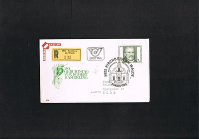 Österreich-Einschreib-FDC Mi. Nr. 1636 " 150. Geb. Rob. Hamerling " sehr selten! - Bild 1 von 2