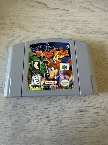 Banjo Kazooie (Nintendo 64, 1998) Authentic Tested N64 Game Cartridge
