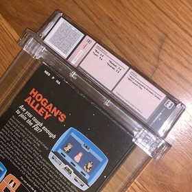 Nintendo NES Hogan's Alley WATA 7.5 Graded CIB Black Box 3-Screw Game 