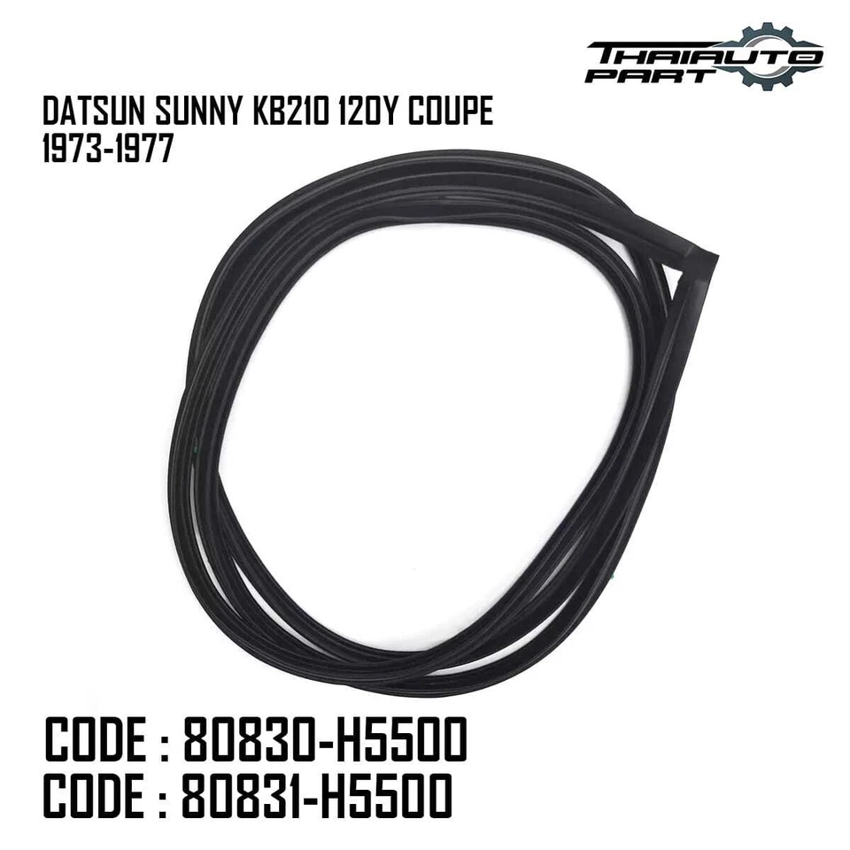 Sello LR Weatherstrip puerta goma para Nissan Datsun 1200 Sunny B210 1973-1977 Foto 2 de 4