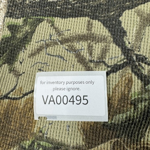 Vintage Jordan Lee Camo Long Sleeve Henley Men's Small Green Leaf Print Outdoors - Picture 7 of 7