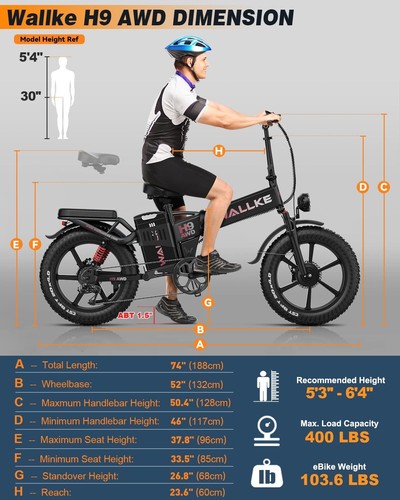 Dual Motor ELECTRIC BIKE 2000W 48V40Ah UP TO 34MPH E-BIKE 20" FatTire 7 SPEED - Picture 8 of 17