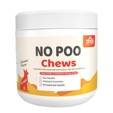 No Poo Chews for Dogs - Coprophagia  Stool Eating Deterrent-Support Gut Health