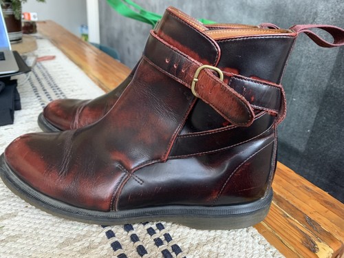 Dr Martens Teresa Jodphur Leather Boot - Women's 10 [42] ~ $150.00 Cherry  Red | eBay