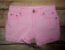 JUSTICE PINK JEAN SHORTS GIRLS SIZE 12S SIMPLY LOW