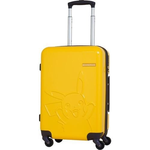Pokemon Pikachu 37L Suitcase Yellow Travel Luggage with TSA Lock