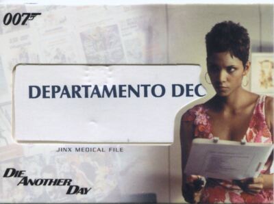 James Bond The Complete Relic Card RC11 Jinx Medical File [Variante B]