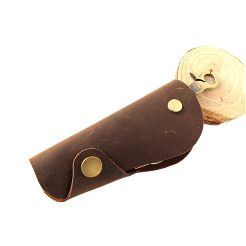 Hand-made Long Key Bag Key Case Simple Multifunctional Leather Key Organizer - Picture 11 of 11