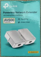 TP-Link AV600 Powerline Starter Kit - White