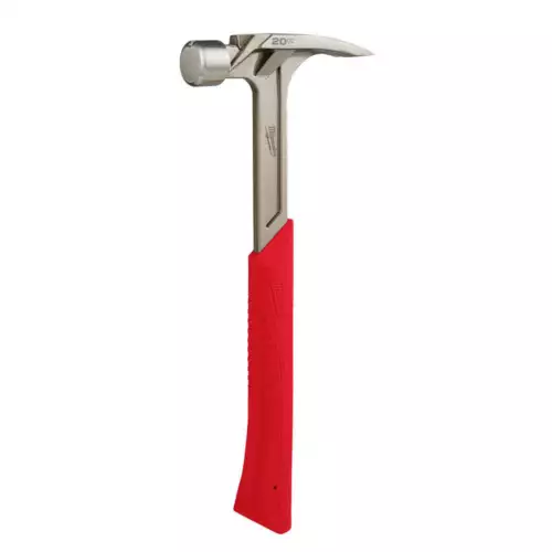 Milwaukee 48-22-9020 20 OZ Smooth Face Rip Claw Hammer w/ I Beam Design Handle
