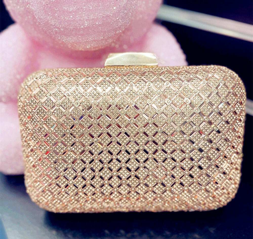 BBTT.ful Sparkling Rhinestone Evening Purse - Crossbody Clutch For Wedding, Prom, Party - View #6