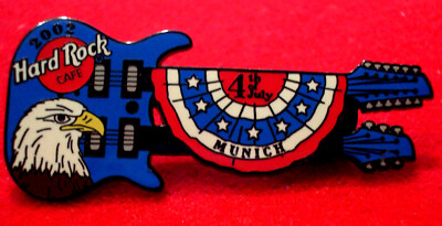 HRC Hard Rock Cafe Munich München 4th July 2002 Guitar Eagle LE500 NEW