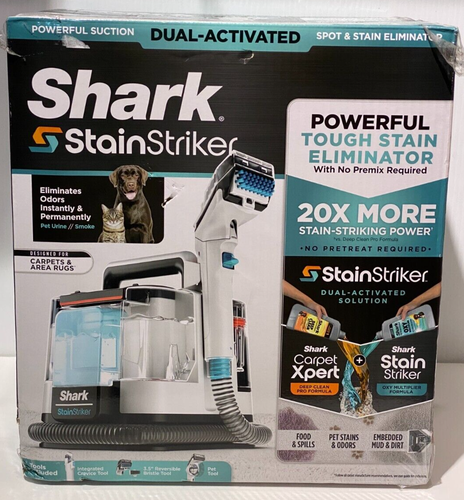 (MA6) NEW Sealed Shark Stain Striker Portable Carpet & Upholstery Cleaner PX200 - Picture 2 of 7