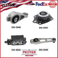 2001-2009 Chrysler PT Cruiser 2.4L Engine Motor & Trans Mount Set 4PCS w/o Turbo