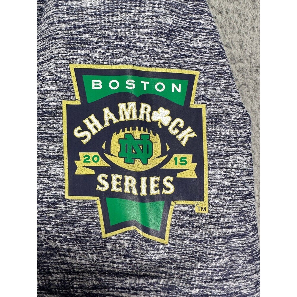 Under Armour Heat Gear Polo Shirt Mens Medium Blue Irish Shamrock Series Golf