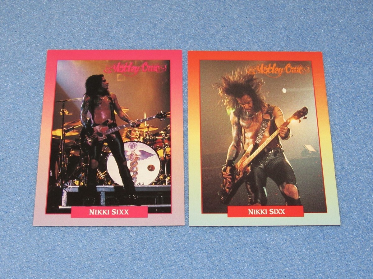 1991 Rock Cards MOTLEY CRUE 10 Card Lot (Vince Neil, Tommy Lee
