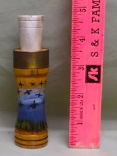 WC Humphrey Custom Made Duck Call, Stag Stopper, Pained Barrel 