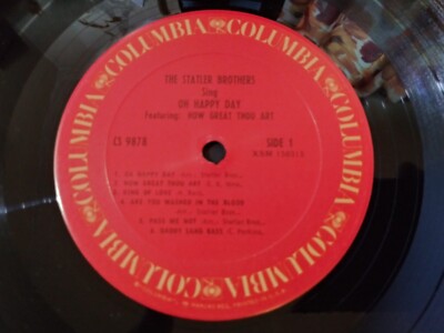 hedレコード The Statler Brothers - Oh Happy Day VG++ Re-Issue Columbia CS-9878