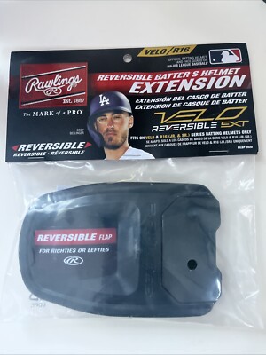 Rallonge Casque Baseball Rawlings Réversible – Droitier/Gaucher – Modèle R16 Bleu