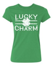 Luck Charm St Patricks Day Shamrock Women's T-Shirt Irish Beer Drinking