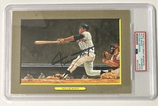 WILLIE MAYS 1990 PEREZ STEELE GREAT MOMENTS SIGNED AUTO AUTOGRAPH PSA/DNA + UDA