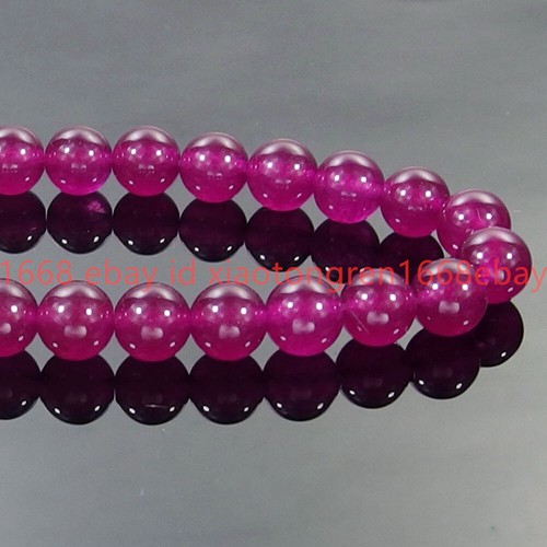 Natural Pretty New 6/8/10/12mm Multicolor Jade Gems Round loose Beads 15" Strand - Picture 9 of 22