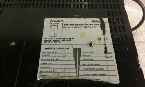 Nesa NSD 360 DVD VCD CD MP3 Player Receiver - Picture 4 of 4