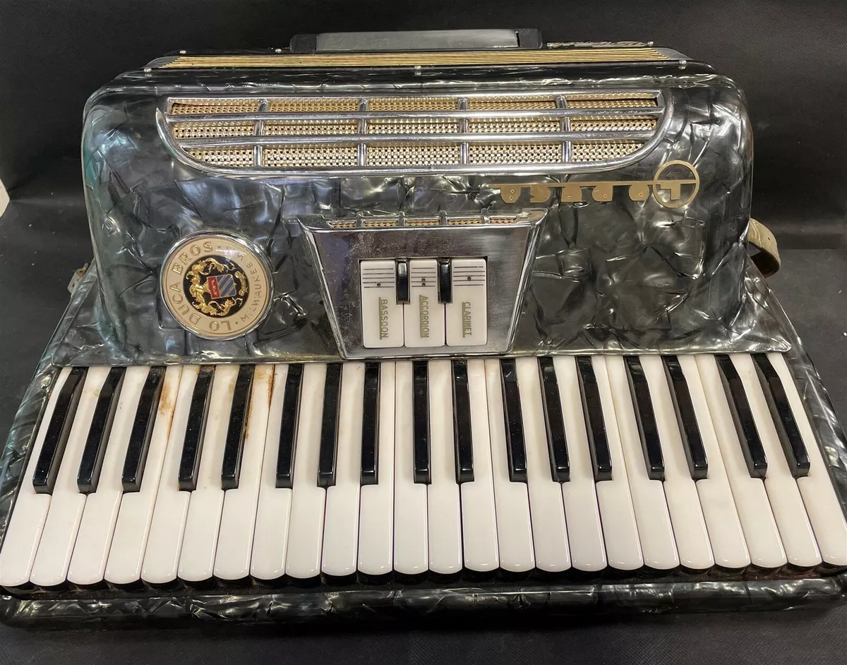 Vintage Lo Duca Bros Milwaukee Accordion and Hard Music Case