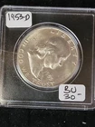 1953-D 50C Franklin Half Dollar BU