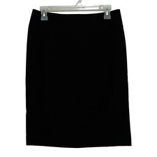 Apt 9 Black Pencil Skirt Womens Size 6 Classic Business Career Office Neutral