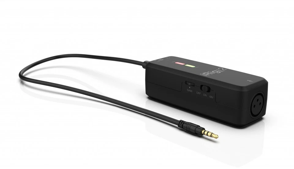 IK Multimedia iRig Pre 2 Portable Mic Preamp for Mobile Recording and Video - Image 3 of 4