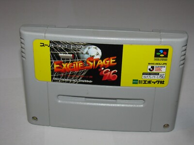 J.League Excite Stage '96 Super Famicom SFC Japan import US Seller