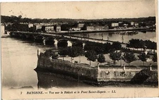 Old postcard Bayonne - view of the Reduit and the Pont St-Esprit (162935)