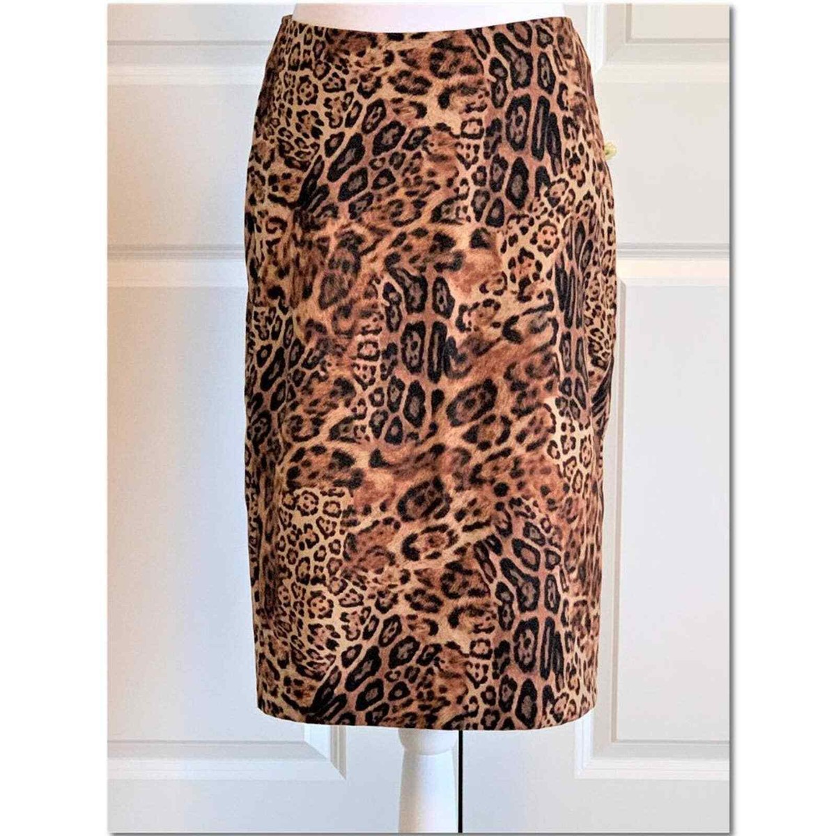 XOXO Leopard Print Pencil Skirt Size 7 EUC | eBay