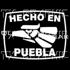 Hecho En Puebla Estado de Mexico Aztec Aguila Decal Vinyl Sticker