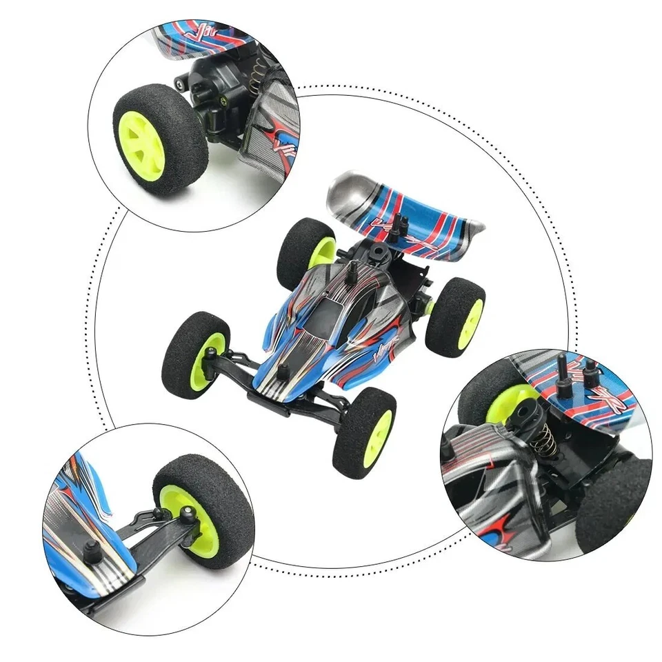 1/32 Mini RC Toy Car Model Off-Road Vehicle Toy 4WD 2.4G Mutiplayer 4CH Operate - Image 4 of 4
