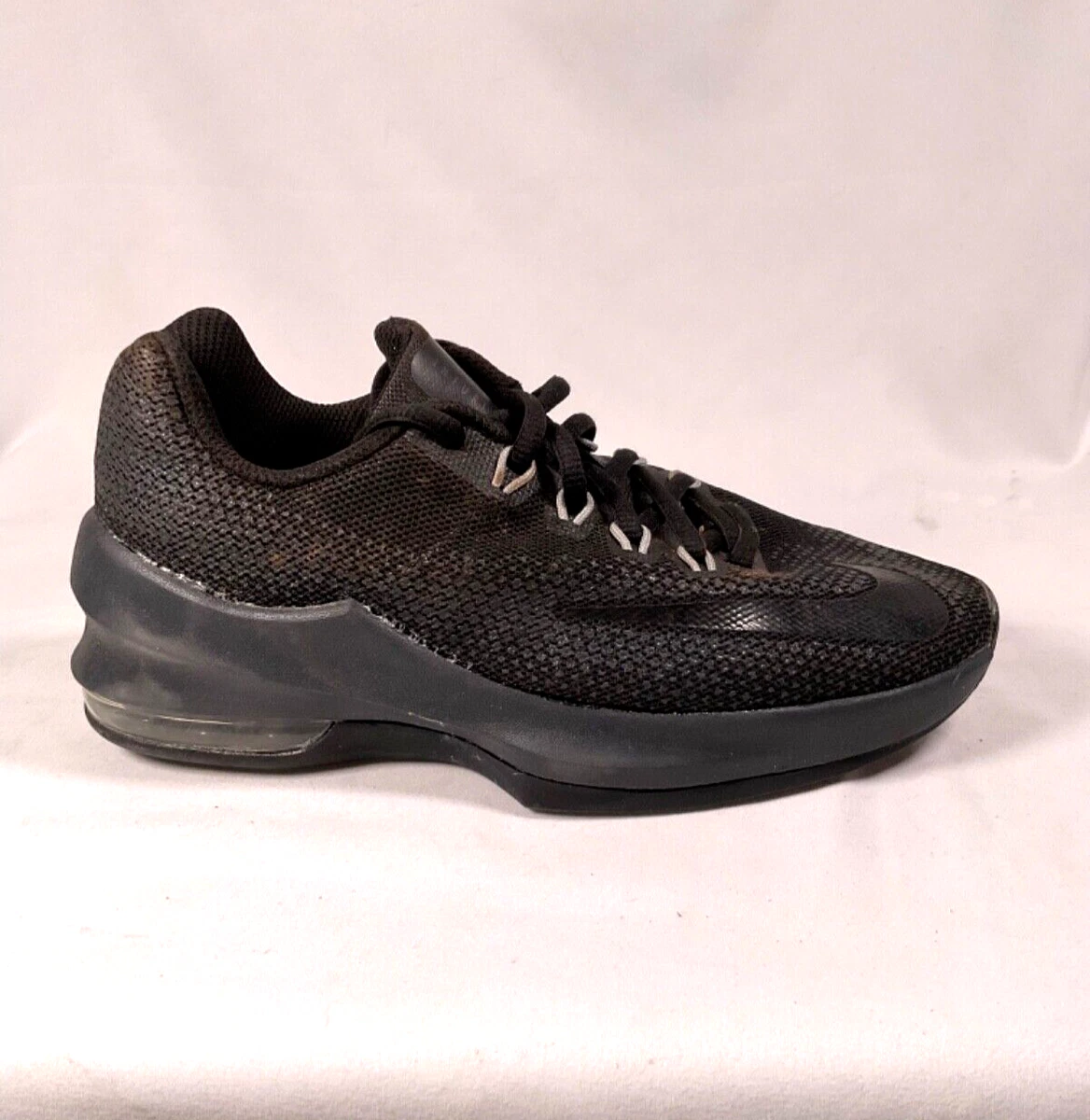 Nike Air Max Infuriate Basketball Shoes Kids Size 2.5 Youth Black