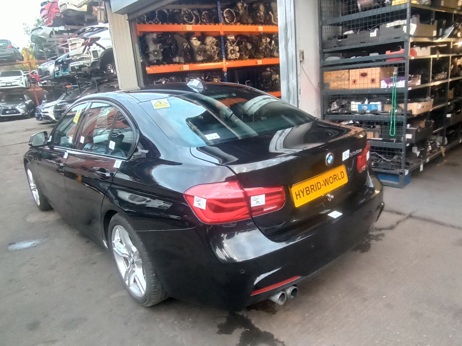 One Wheel Nut BMW F30 330E 1618 475 Black 2.0 Hybrid Petrol Auto