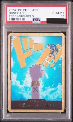 PRB01-VIVI-GOLD PSA 10 One Piece Card Genuine Japanese PRB01-VIVI-GOLD PSA 10 One Piece Card Genuine Japanese