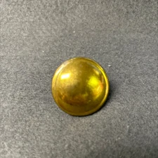 (12 Pack) 1-1/4" Vintage Button Knob Polished Antiqued Brass