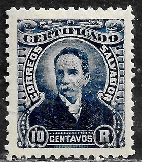 HICK GIRL MINT EL SALVADOR STAMP SC#O127 OFFICIAL GENERAL GUTIERREZ K860