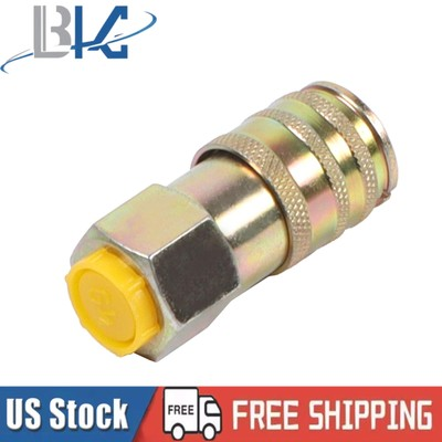 #ad #ad 1PC Hydraulic Pressure Test Quick Connector fits BSP1 8F KOMATSU HITACHI Adapter $12.35